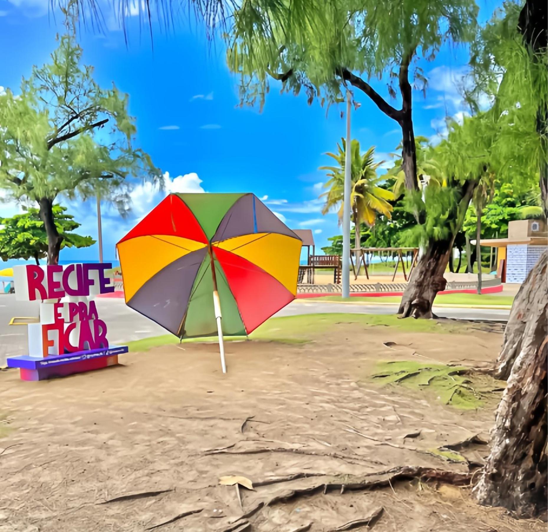 Flat Piscina No Rooftop Aluguel Temporada Em Recife Kültér fotó