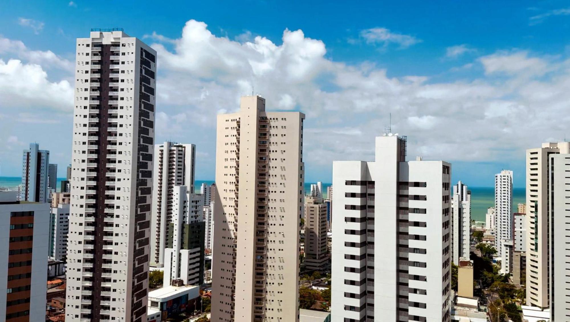 Flat Piscina No Rooftop Aluguel Temporada Em Recife Kültér fotó